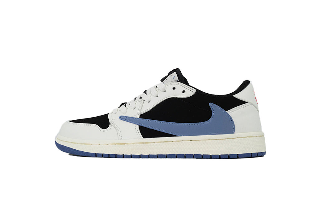 Travis Scott x Air Jordan 1 Low Hooked Black Jade Sneakers