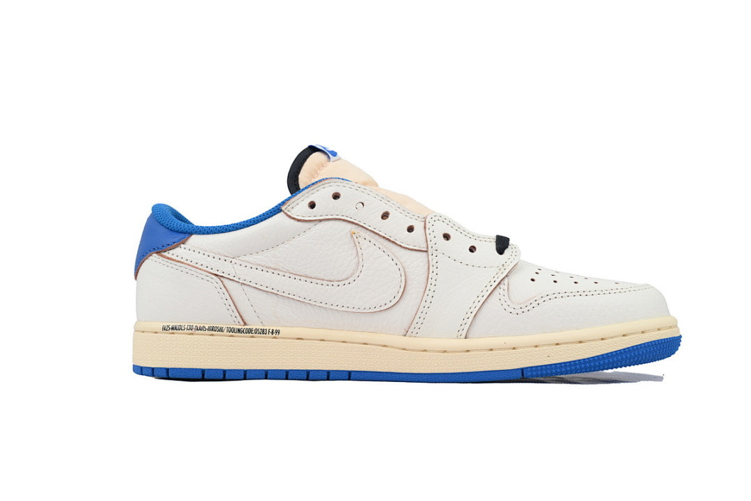 Fragment Design x Travis Scott x Air Jordan 1 Retro Low Basketball Shoes