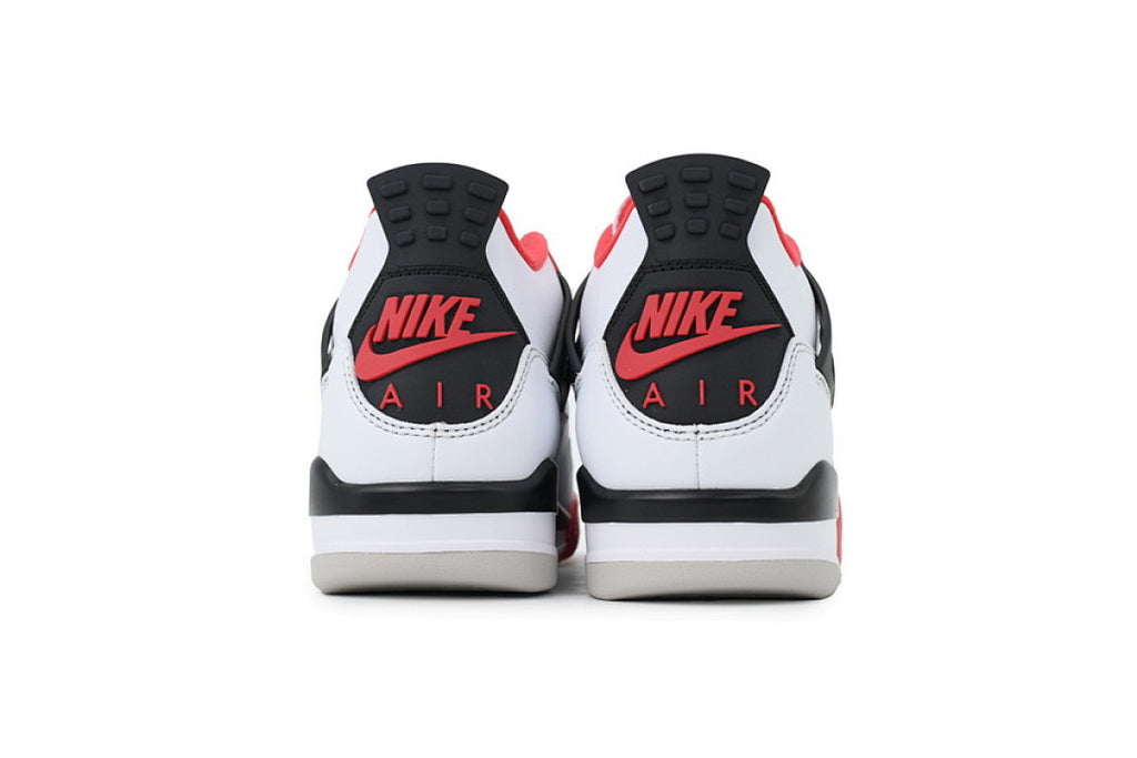 Air Jordan 4 Retro Basketball Shoes White Red Black Size US7-US12
