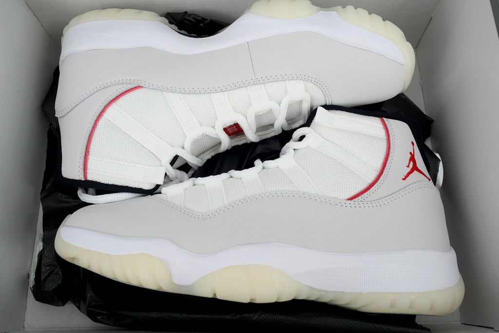 Air Jordan 11 Retro "Platinum Tint" Basketball Sneakers Size US 7-US 12