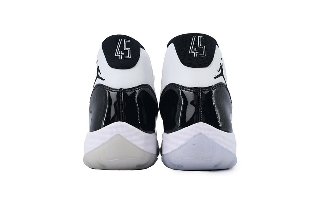 Air Jordan 11 Retro 'Concord' Basketball Sneakers White Black Size US 4-US 12