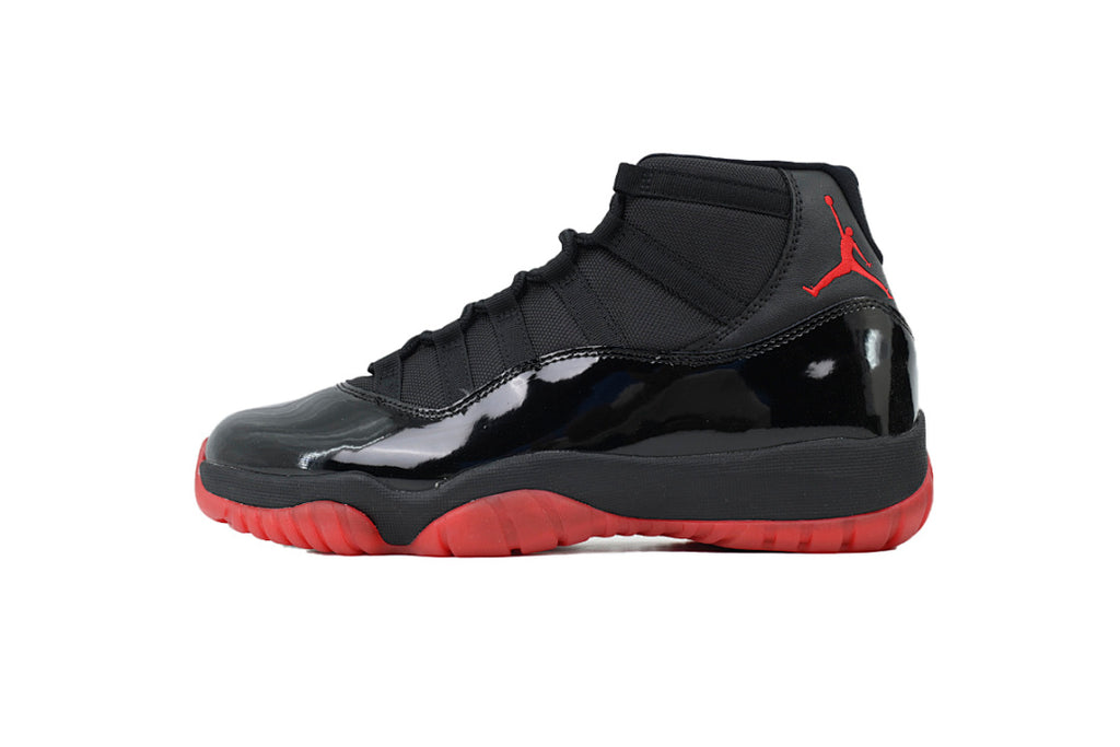 Air Jordan 11 Retro Basketball Shoes Black Red