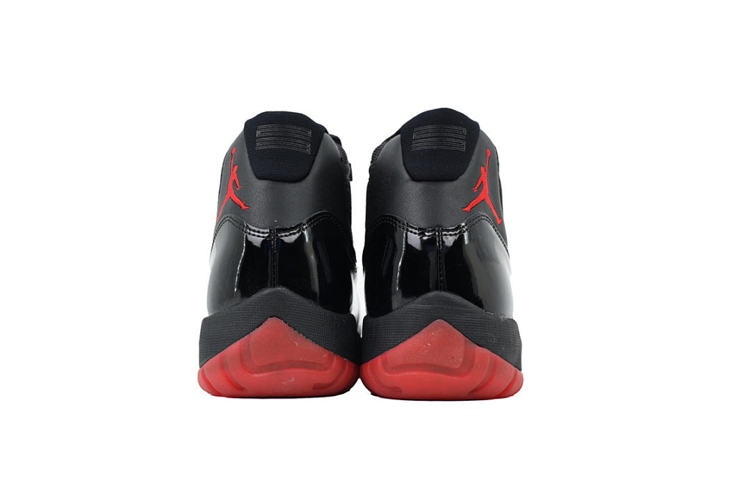 Air Jordan 11 Retro Basketball Shoes Black Red