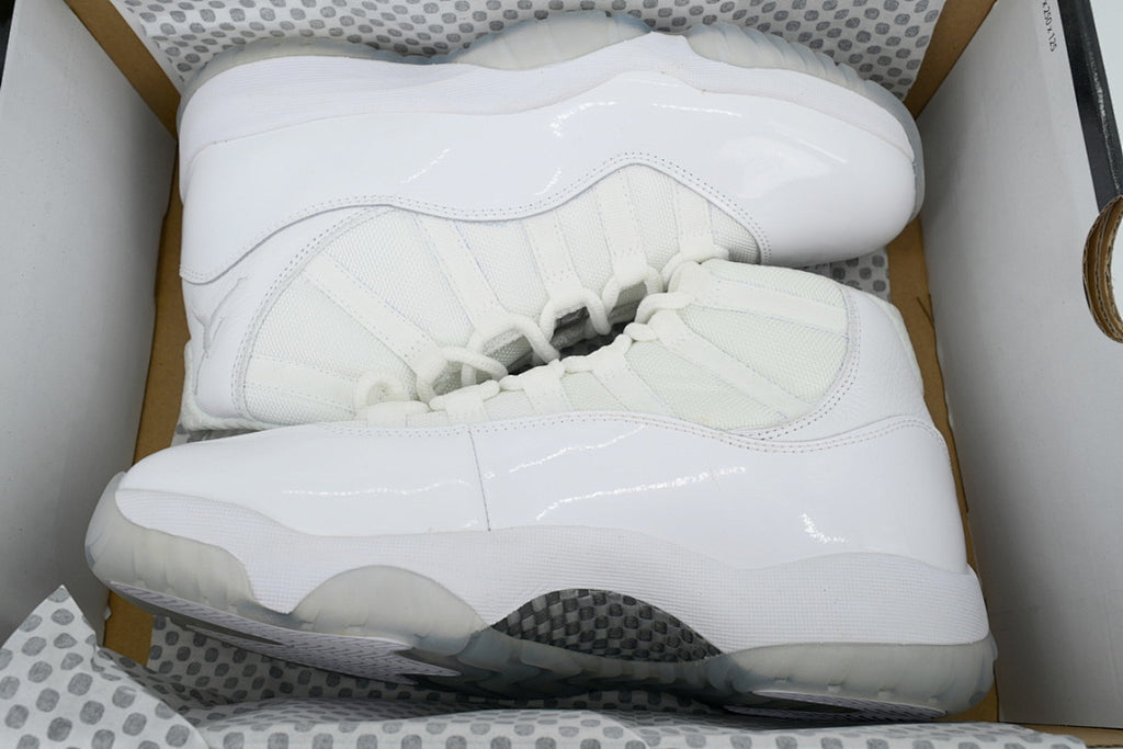 Air Jordan 11 Retro Silver Anniversary Basketball Sneakers