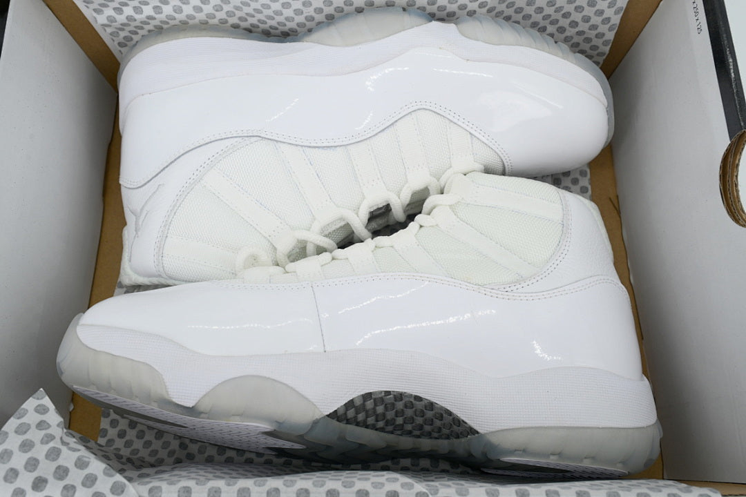 Air Jordan 11 Retro Silver Anniversary Basketball Sneakers