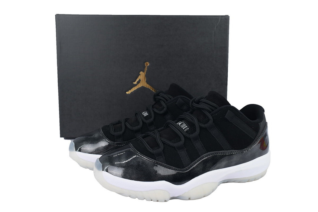 Air Jordan 11 Retro Low 'Barons' Basketball Sneakers Black White