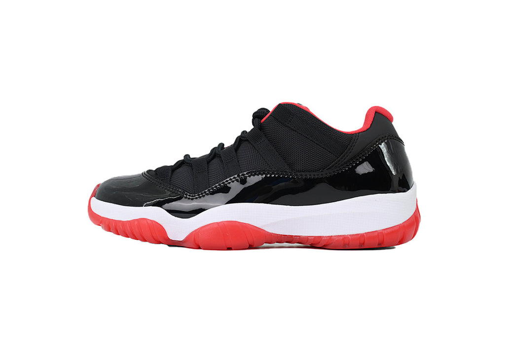 Air Jordan 11 Retro Low Basketball Sneakers White Black Red