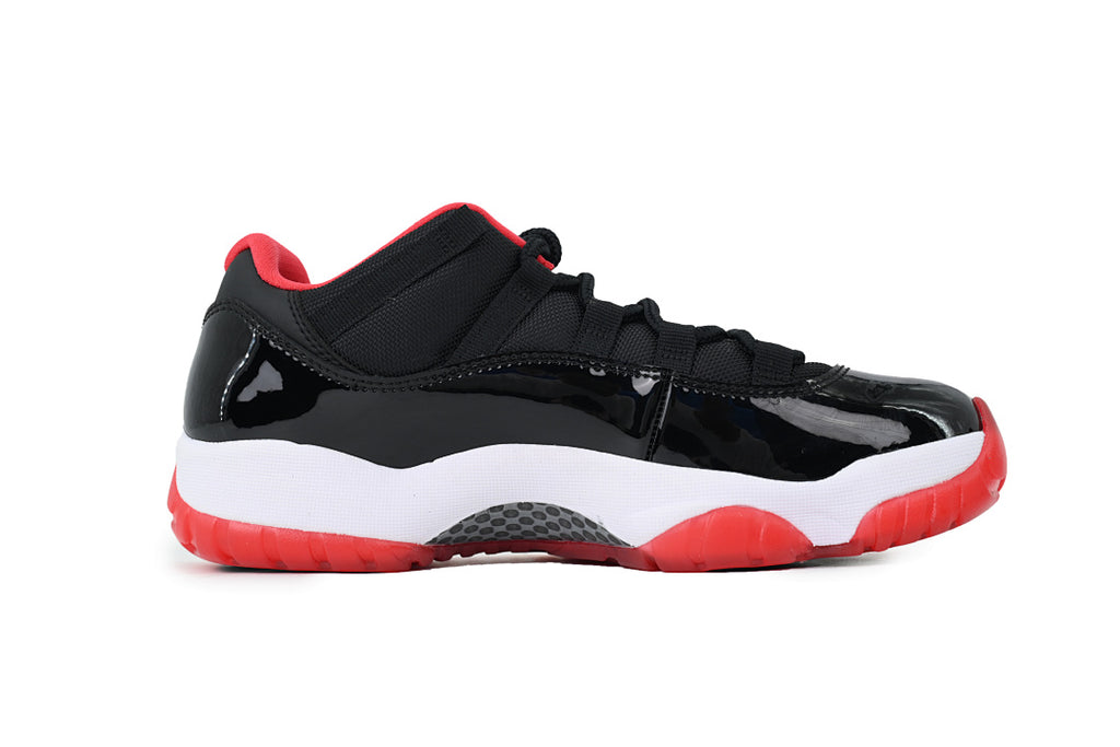 Air Jordan 11 Retro Low Basketball Sneakers White Black Red