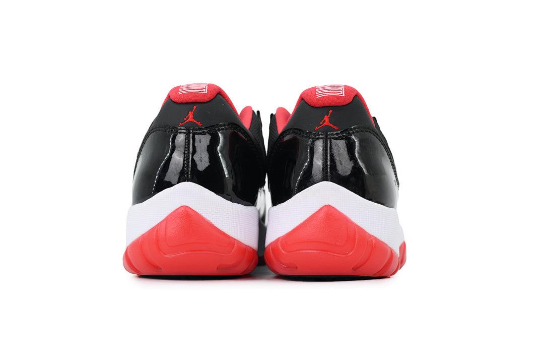 Air Jordan 11 Retro Low Basketball Sneakers White Black Red