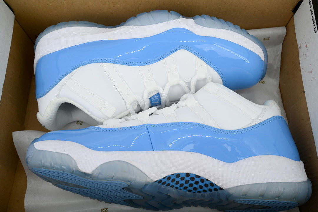 Air Jordan 11 Retro Low Basketball Sneakers White Blue Size US7-US12