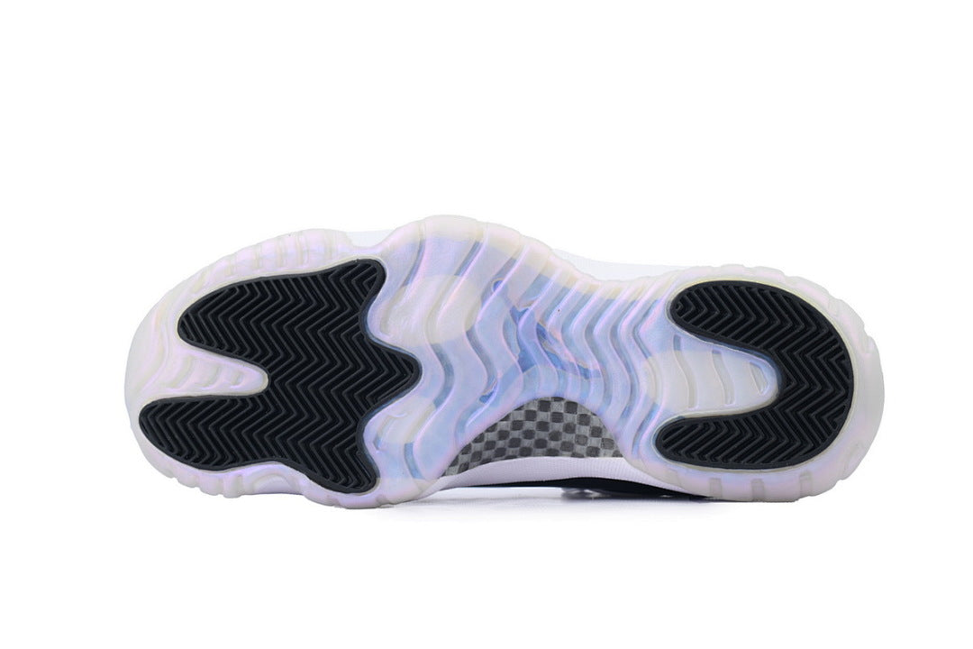 Air Jordan 11 Retro Low Emerald Basketball Sneakers White Black
