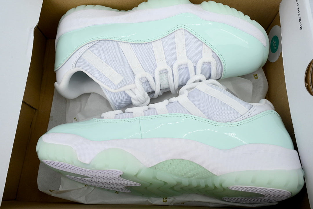 Air Jordan 11 Retro Low Basketball Shoes Mint Green Size US 4- Size US12