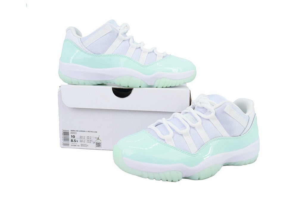 Air Jordan 11 Retro Low Basketball Shoes Mint Green Size US 4- Size US12