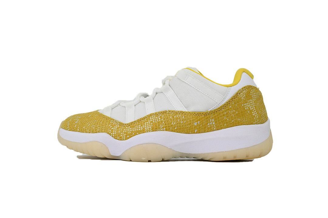 Air Jordan 11 Retro Low Basketball Sneakers White Yellow