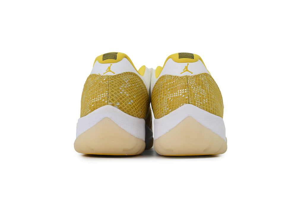 Air Jordan 11 Retro Low Basketball Sneakers White Yellow