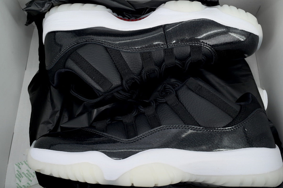 Air Jordan 11 Retro Low Basketball Sneakers Black White