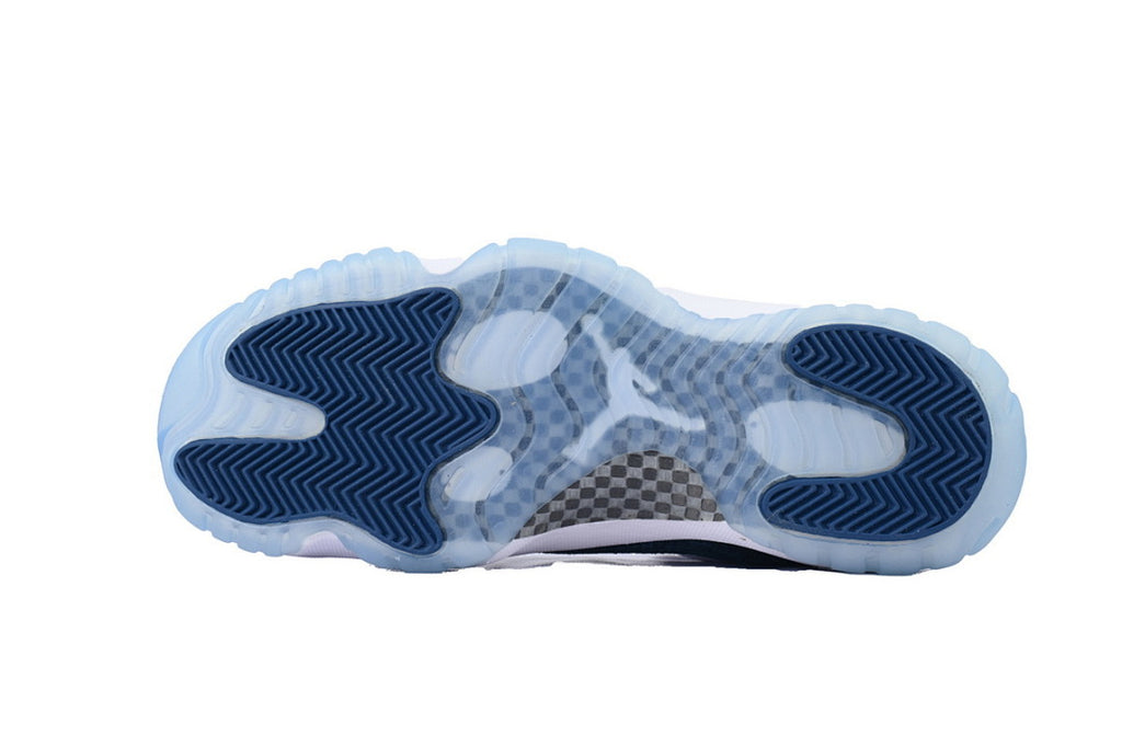 Air Jordan 11 Retro Low Navy Snakeskin Basketball Sneakers