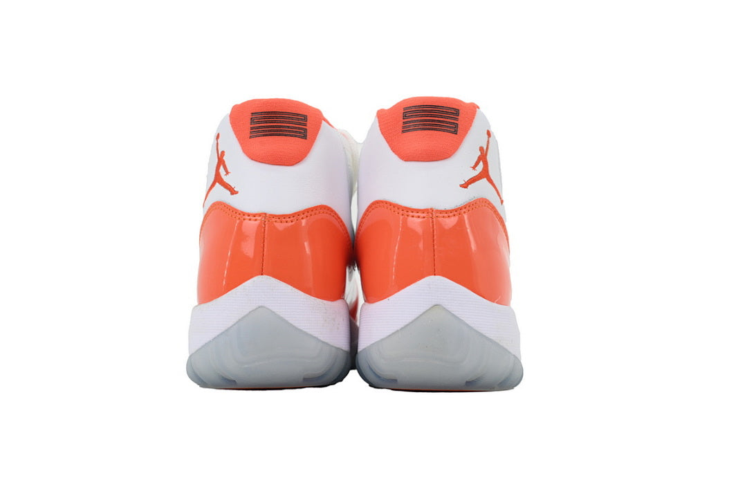 Air Jordan 11 Retro High-Top Men Basketball Shoes White Orange