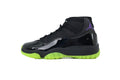 Air Jordan 11 Retro Basketball Shoes Black Fluorescent Green
