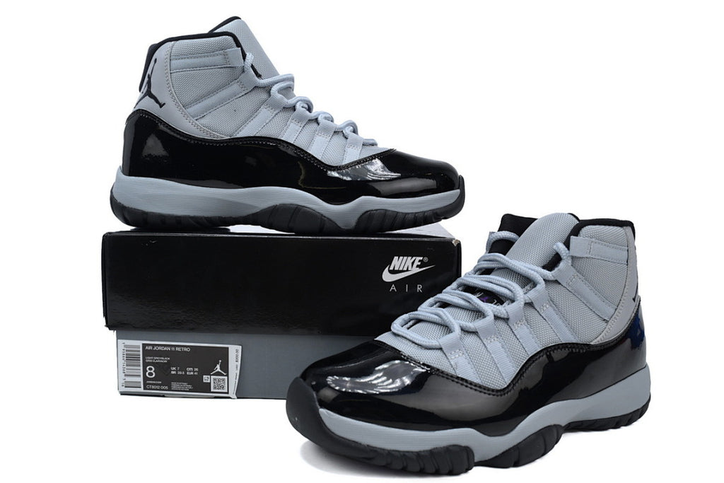 Air Jordan 11 Retro Grey Basketball Sneakers