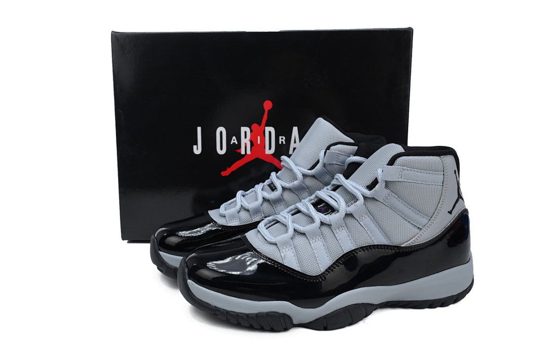 Air Jordan 11 Retro Grey Basketball Sneakers