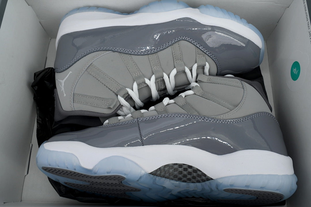 Air Jordan 11 Retro High-Top Casual Running Shoes Cool Grey Men Basketball Shoes Size US 4-US 12