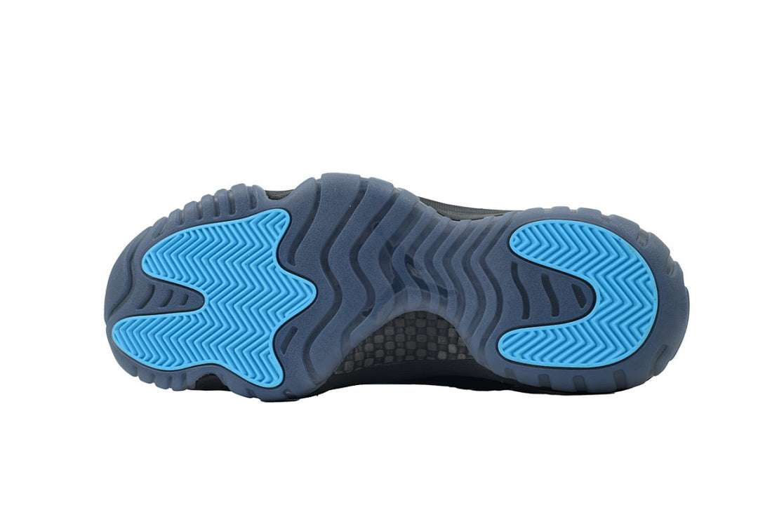 Air Jordan 11 Retro "Gamma" Men's Shoes Black/Gamma-Blue/Black Size US 4-US 12