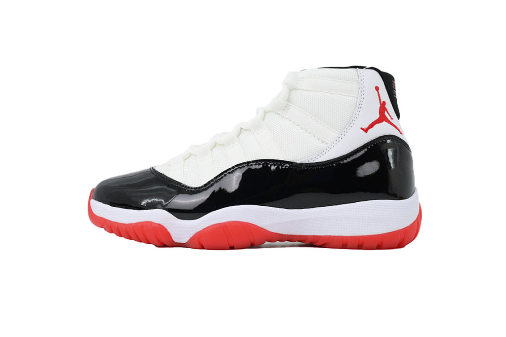 Air Jordan 11 Retro High-Top Casual Running Shoes White Black Red Men Basketball Shoes