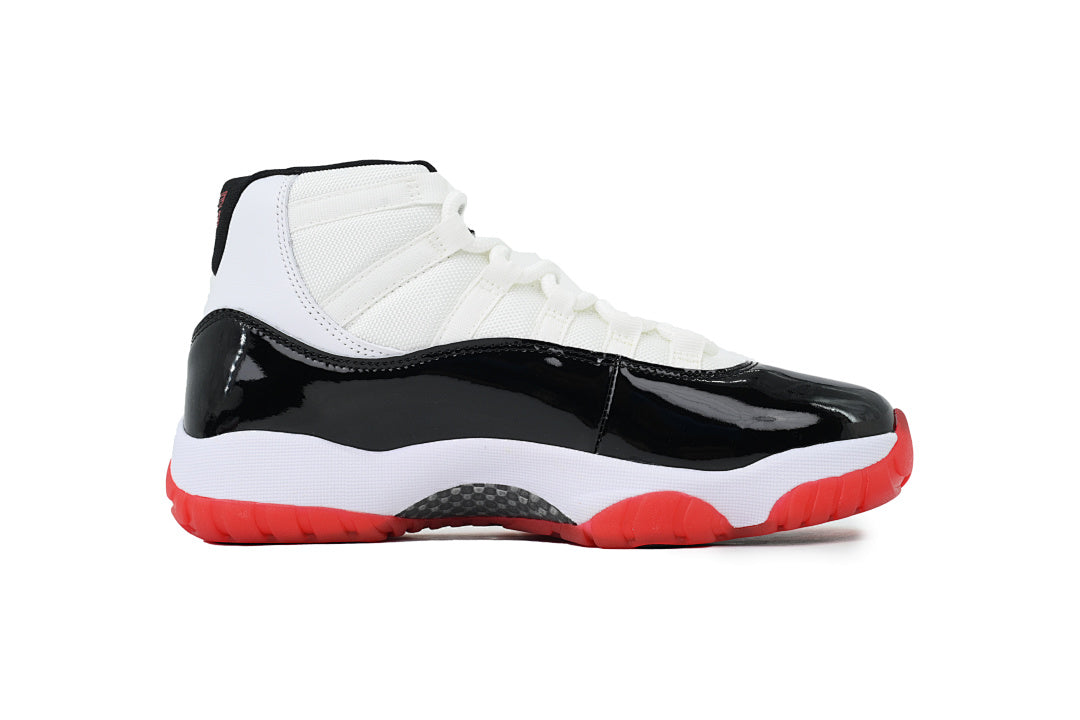 Air Jordan 11 Retro High-Top Casual Running Shoes White Black Red Men Basketball Shoes