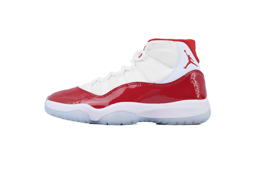 Air Jordan 11 Retro Cherry Basketball Sneakers White Red Size US 4-US 12
