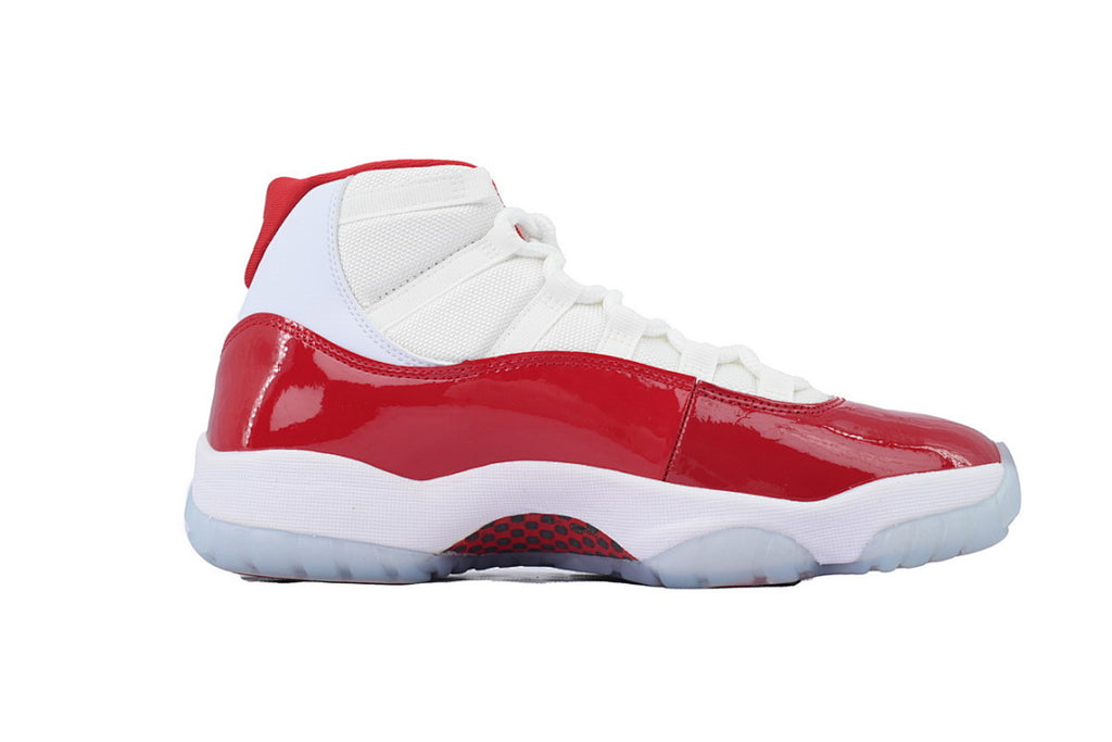 Air Jordan 11 Retro Cherry Basketball Sneakers White Red Size US 4-US 12