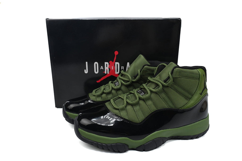 Air Jordan 11 Retro High-Top Men Basketball Shoes Dark Green