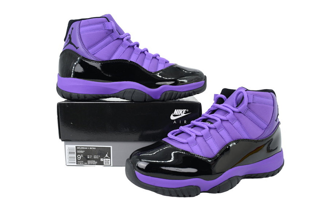 Air Jordan 11 Retro High-Top Men Basketball Shoes Evil Purple