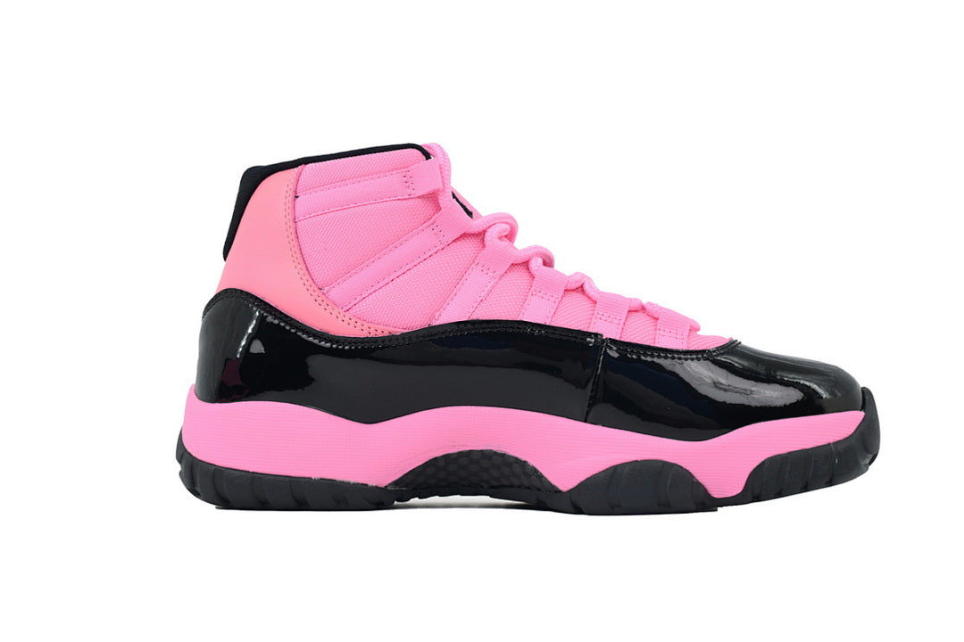 Air Jordan 11 Retro High-Top Men Basketball Shoes Black Pink