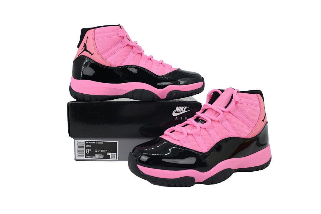 Air Jordan 11 Retro High-Top Men Basketball Shoes Black Pink