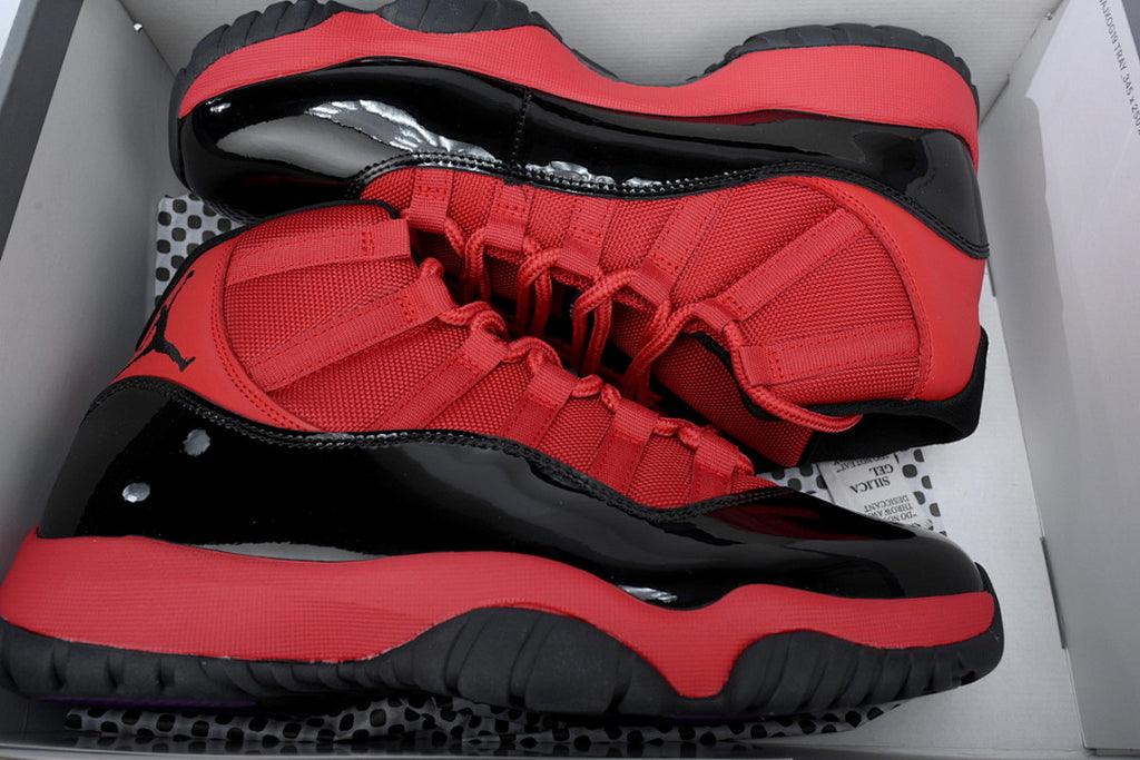 Air Jordan 11 Retro High-Top Men Basketball Shoes Red Black