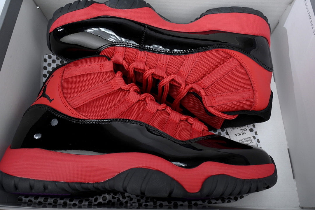 Air Jordan 11 Retro High-Top Men Basketball Shoes Red Black