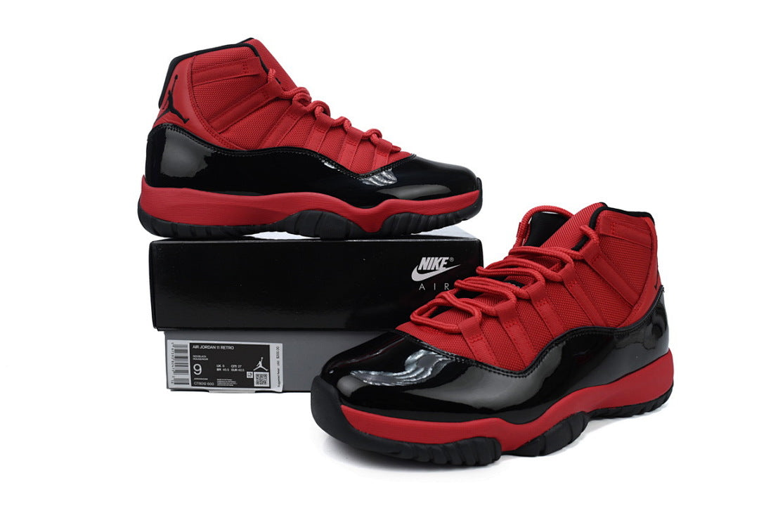 Air Jordan 11 Retro High-Top Men Basketball Shoes Red Black