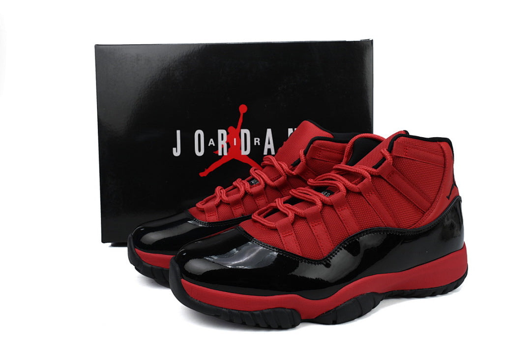 Air Jordan 11 Retro High-Top Men Basketball Shoes Red Black
