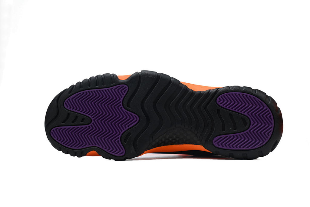 Air Jordan 11 Retro High-Top Men Basketball Shoes Black Orange
