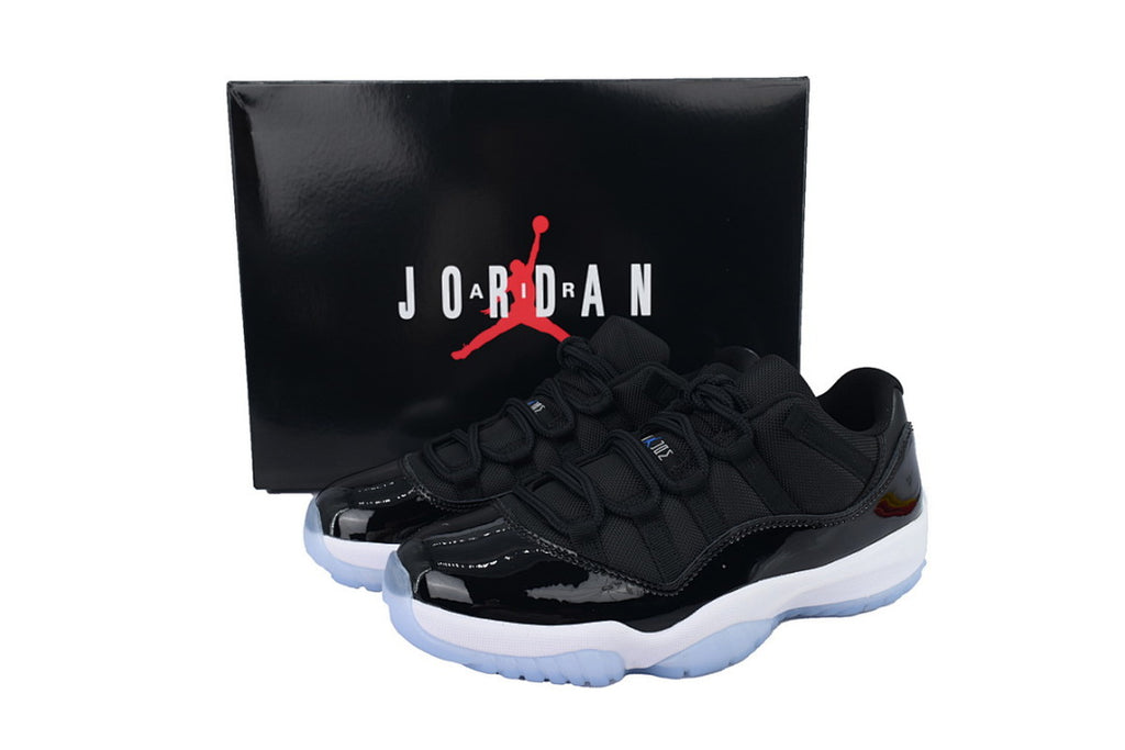 Air Jordan 11 Retro Low “White-Midnight Navy” Basketball Sneakers Black White