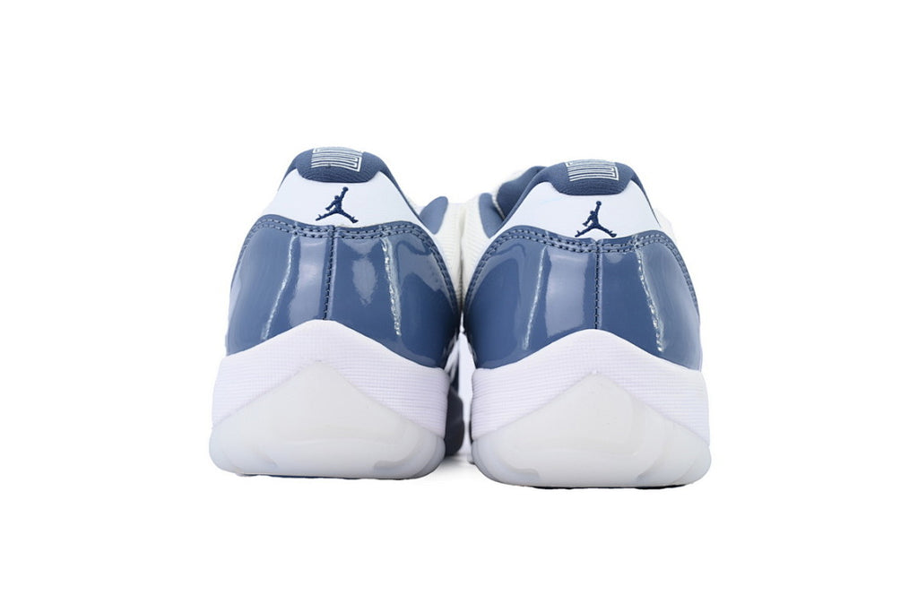Air Jordan 11 Retro Low Midnight Navy Basketball Sneakers White Blue