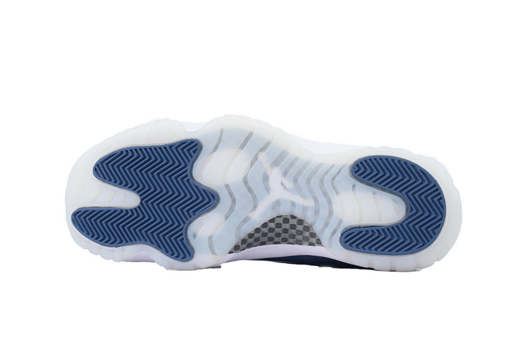 Air Jordan 11 Retro Low Midnight Navy Basketball Sneakers White Blue