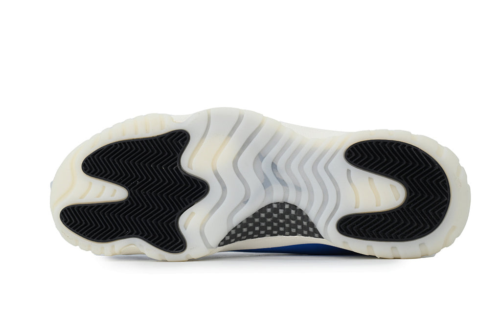 Air Jordan 11 Retro Basketball Shoes White Blue