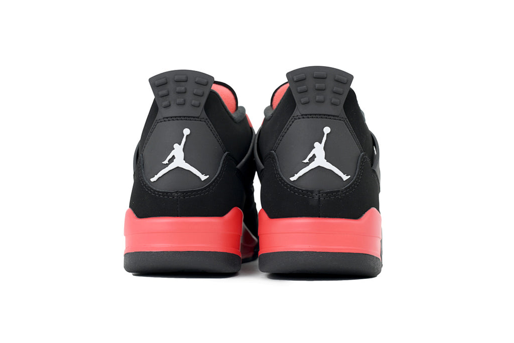 Air Jordan 4 Retro Basketball Shoes Black Red US7-US12