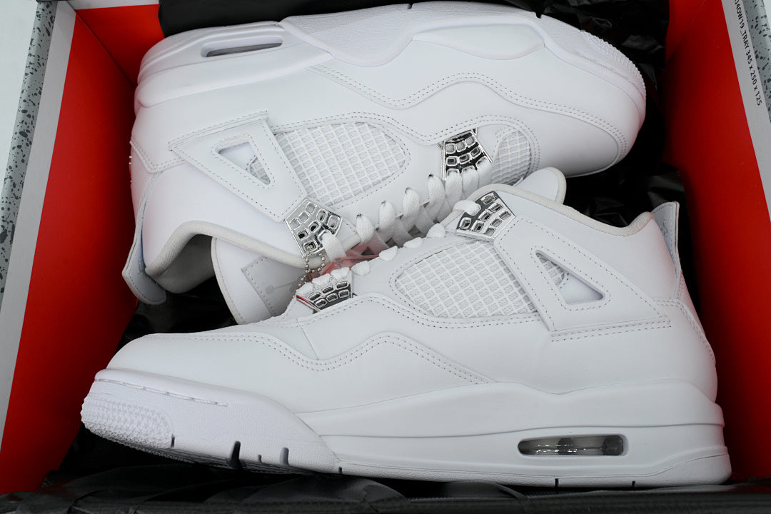 Air Jordan 4 Retro Basketball Shoes White Size US7-US12