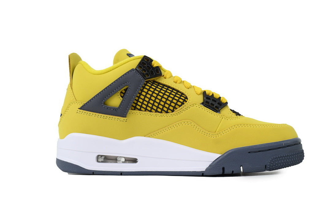 Air Jordan 4 Retro Basketball Shoes Yellow