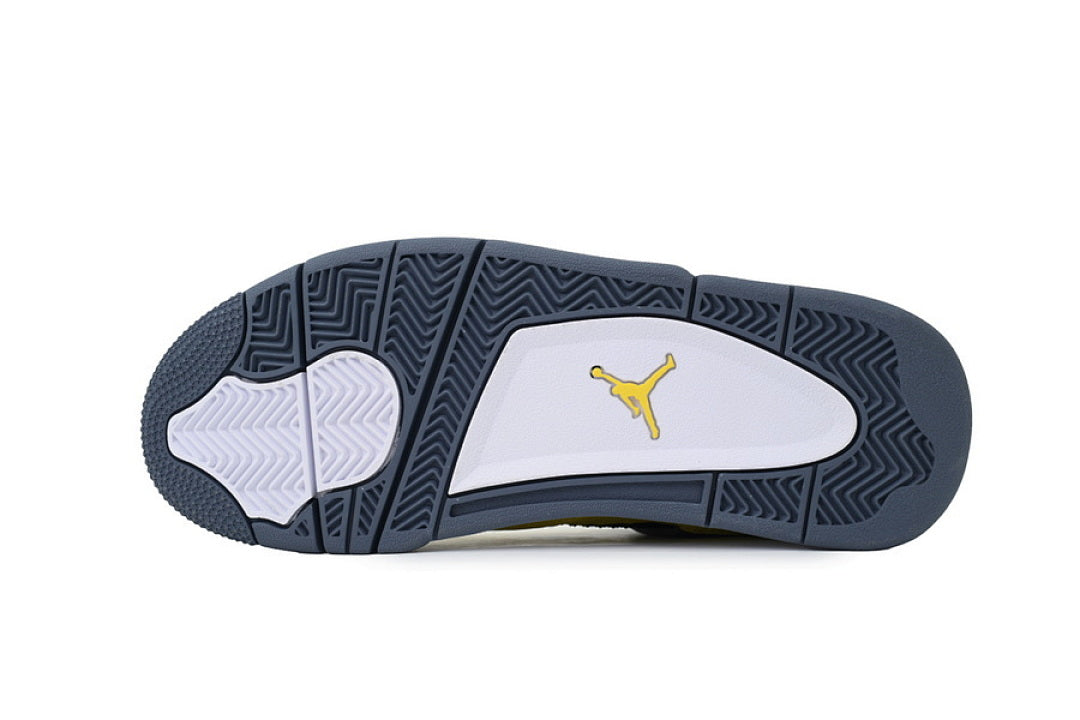 Air Jordan 4 Retro Basketball Shoes Yellow