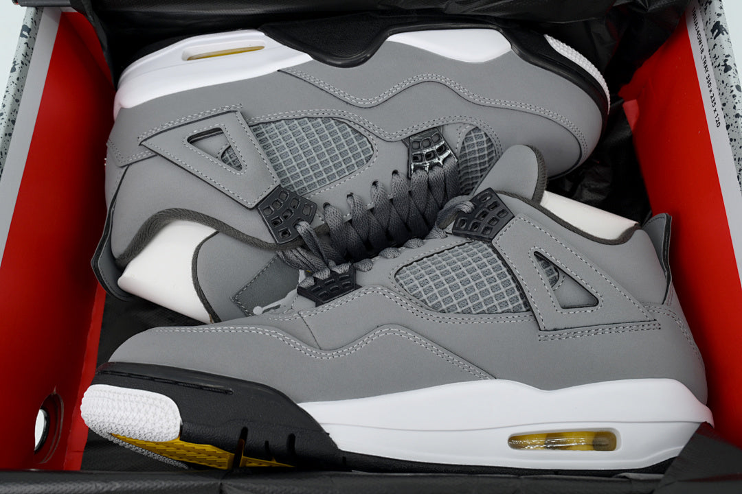 Air Jordan 4 Retro Basketball Shoes Grey