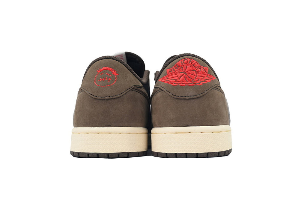 Travis Scott x Air Jordan 1 Low Sneakers Black Brown